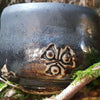 Kuro Chawan with Peat Moss