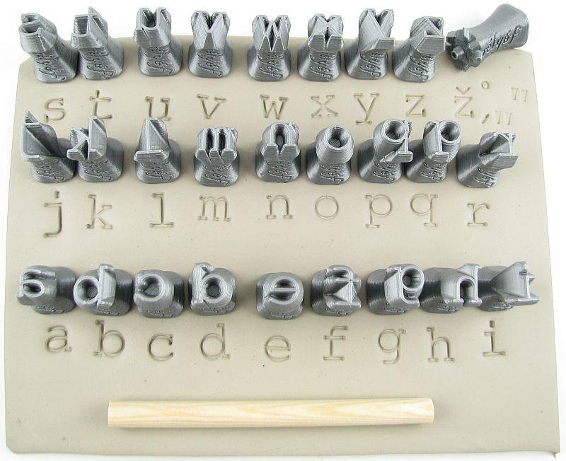 Letter Stamps for Pottery Texture Clay Tools for Ceramics, Polymer Clay, Metal  Clay & Soap Relyef Alphabet Tahoma Cyrillic 10 Mm -  Israel