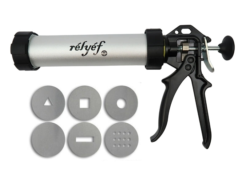 Handheld Extruder and Compatible Die Sets | Relyef pottery tools
