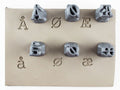 Courier Alphabet Special Stamps 10mm