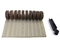 Texture roller sets for clay