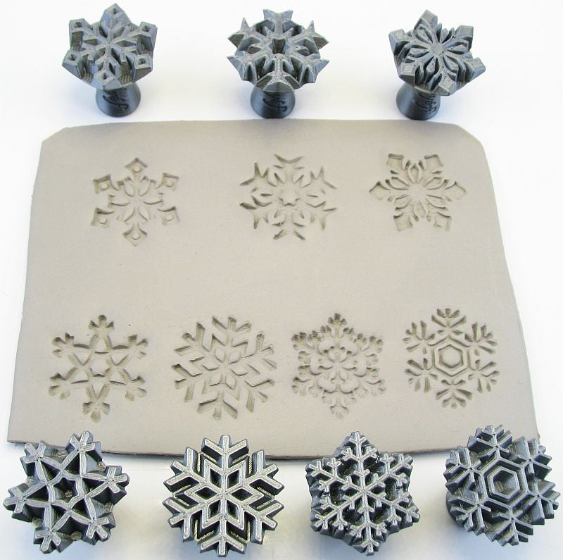 Potter USA - Fine Tools. Pattern Plate RMP301 Snowflake Confetti