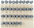 Tahoma Cyrillic Alphabet Stamps