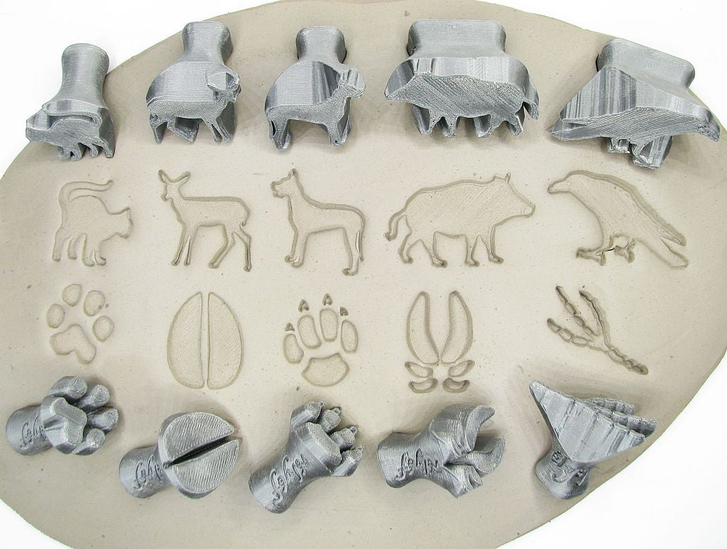 Spring Animals, Clay stamps