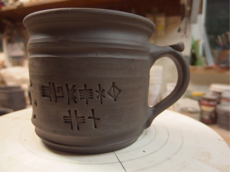 Celtic Ogham Clay stamps Relyef pottery tools